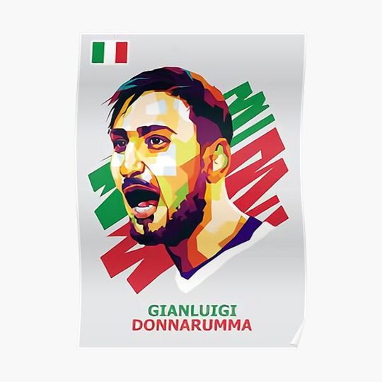 Discover Gianluigi Donnarumma Premium Matte Vertical Poster