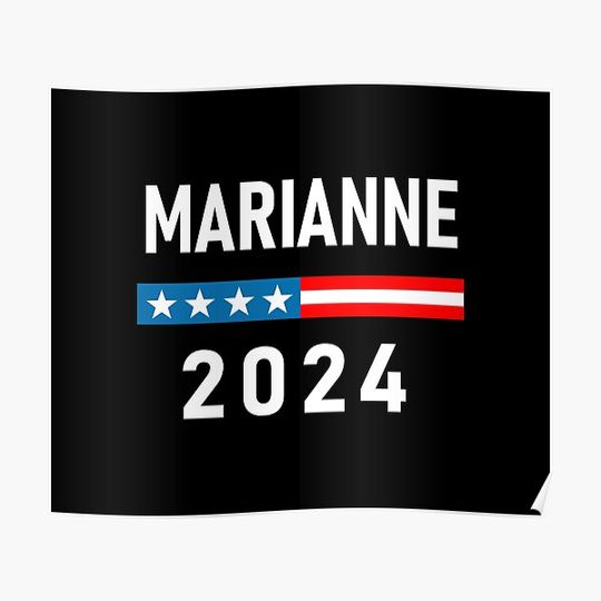 Discover Marianne Williamson for President Marianne 2024 Premium Matte Vertical Poster