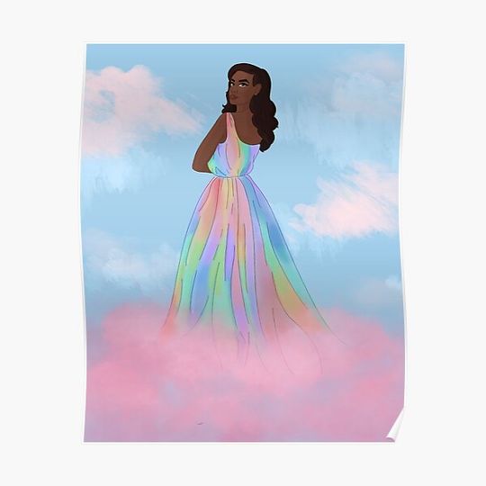 Discover iris, greek goddess of rainbows and messages Premium Matte Vertical Poster