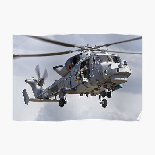 Discover AgustaWestland Wildcat HMA.2 Premium Matte Vertical Poster
