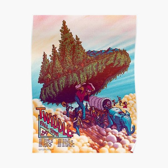 Discover Twiddle - Fall Tour (Leg 2) Limited Edition poster 2017 Premium Matte Vertical Poster