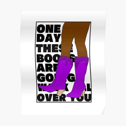 Discover these boots Premium Matte Vertical Poster