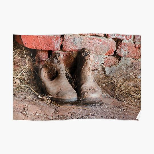 Discover These boots were made for working Premium Matte Vertical Poster