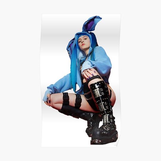 Discover Ashnikko Anime Bunny Premium Matte Vertical Poster