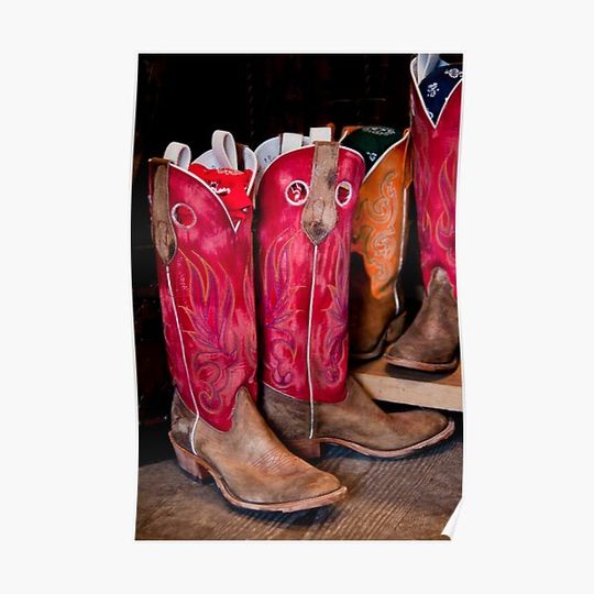 Discover Kemosabe Cowboy Boots Premium Matte Vertical Poster