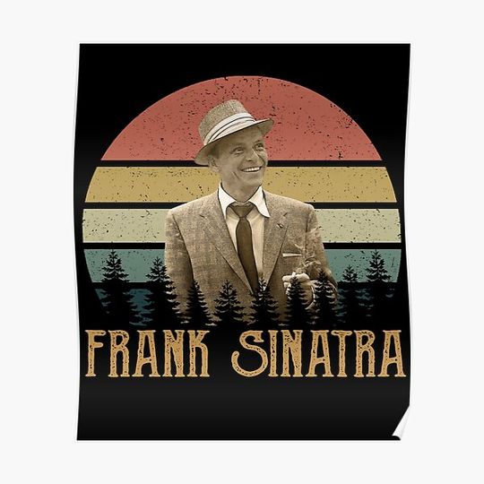 Discover Best Men Women Vintage Frank Sinatra Premium Matte Vertical Poster
