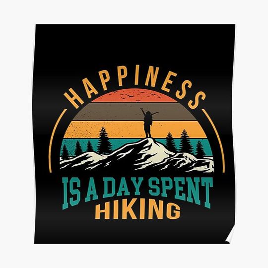 Discover wildflower hiking boots Premium Matte Vertical Poster