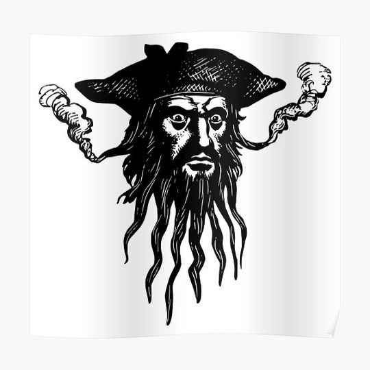Discover Blackbeard Premium Matte Vertical Poster