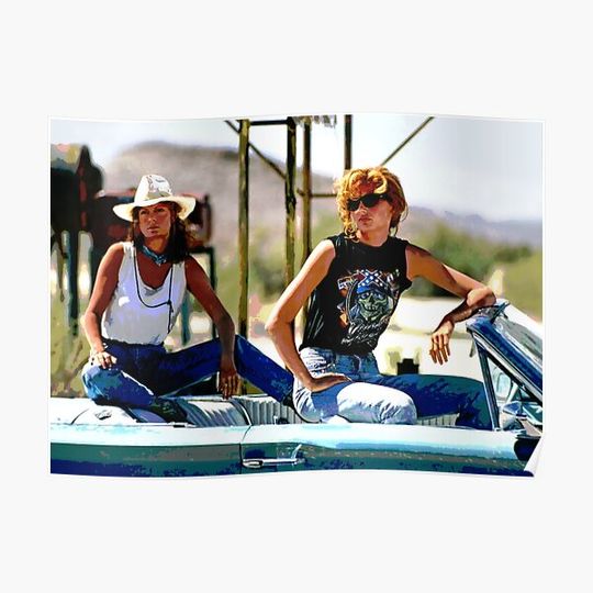 Discover Thelma and Louise Premium Matte Vertical Poster