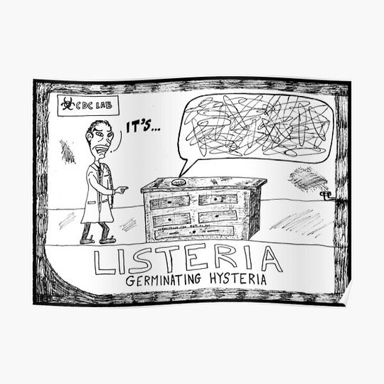 Discover Listeria Hysteria Premium Matte Vertical Poster