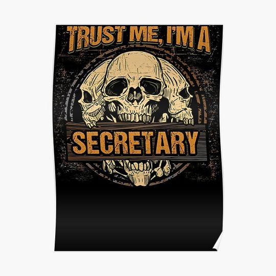 Discover Trust me i'm a Secretary Premium Matte Vertical Poster