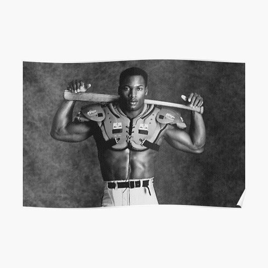 Discover Bo Jackson - Two Sport Dominance Premium Matte Vertical Poster