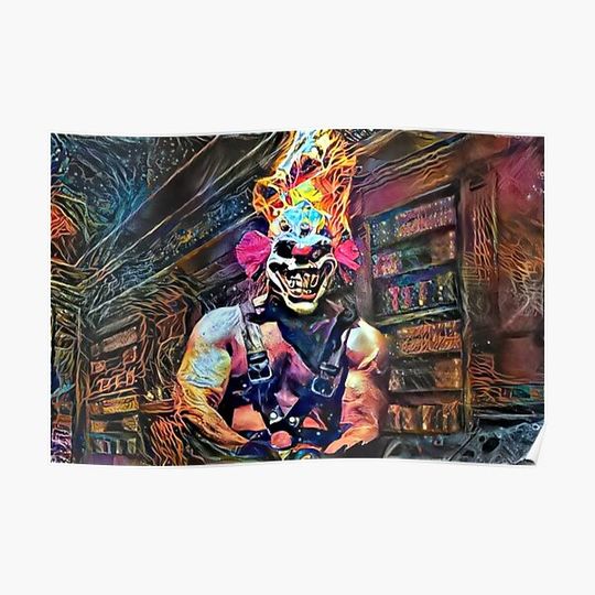 Discover Twisted Metal Marcus Kane Premium Matte Vertical Poster