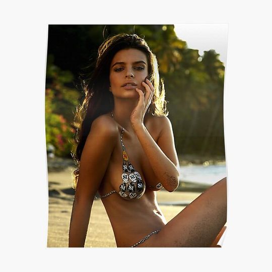 Discover Emily Ratajkowski Premium Matte Vertical Poster