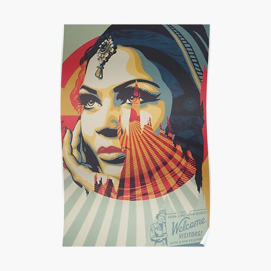Discover vintage Shepard Fairey Poster Premium Matte Vertical Poster