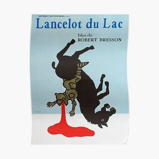Discover Lancelot du Lac - Robert Bresson film Premium Matte Vertical Poster