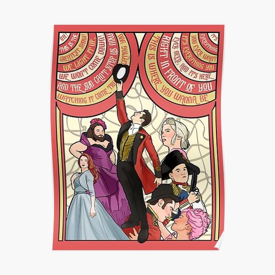 Discover the greatest show Premium Matte Vertical Poster