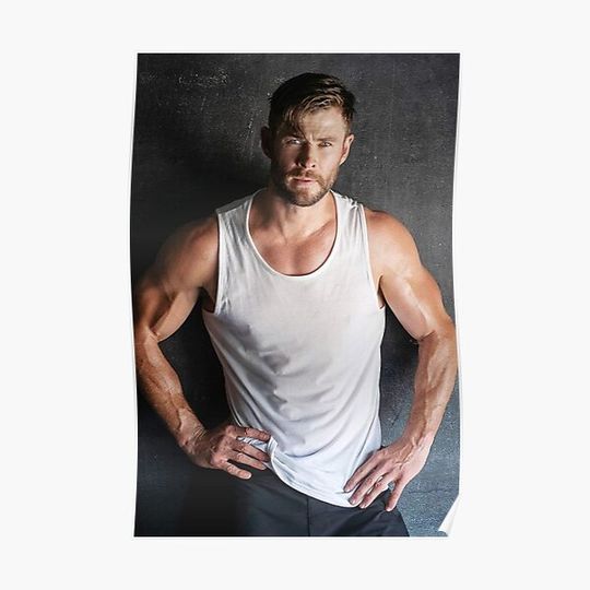 Discover chris hemsworth Premium Matte Vertical Poster