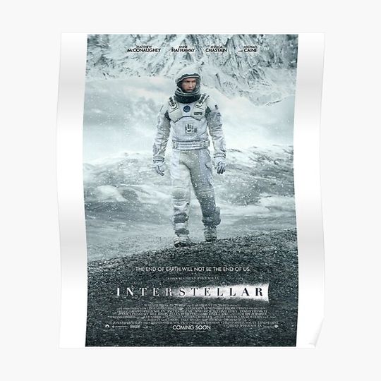 Discover Interstellar Movie High Quality Design Premium Matte Vertical Poster
