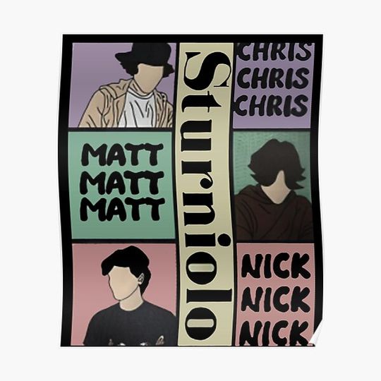 Discover Sturniolo Triplets Family Premium Matte Vertical Poster