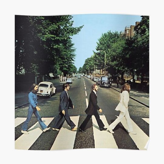 Discover the beetles album cover Premium Matte Vertical Poster