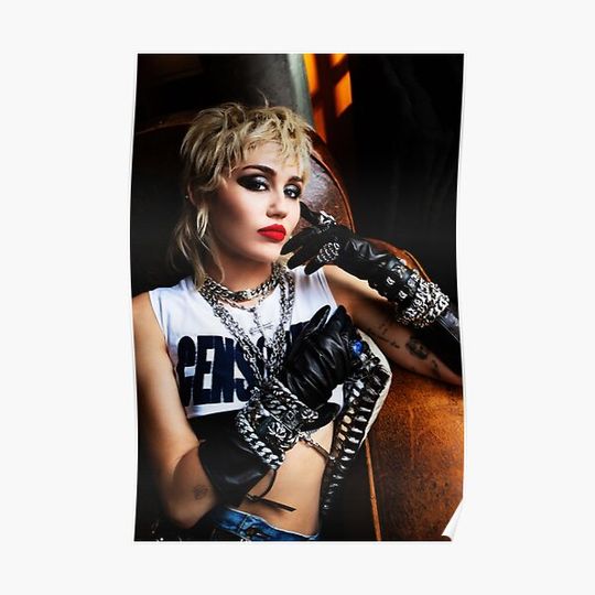 Discover Miley Plastic Heart Premium Matte Vertical Poster