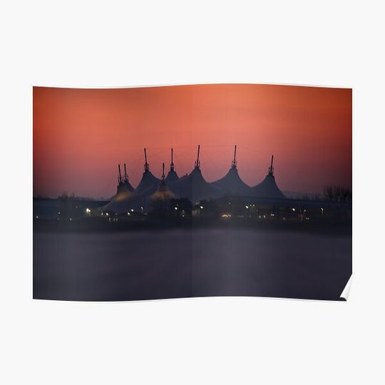 Discover Butlins Minehead Sunrise Premium Matte Vertical Poster