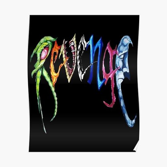 Discover Revenge Logo Premium Matte Vertical Poster