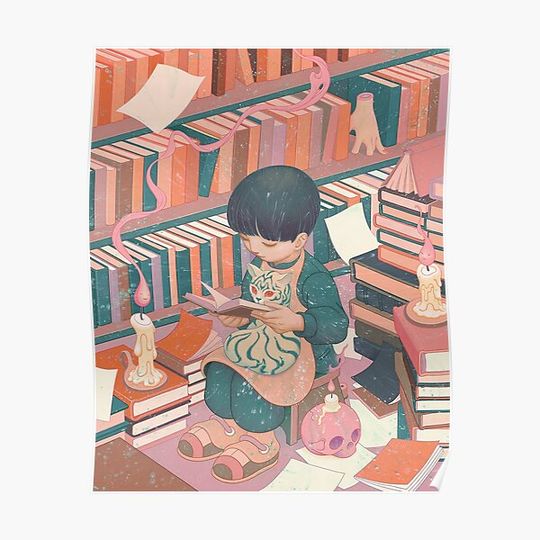 Discover Bibliophile Premium Matte Vertical Poster