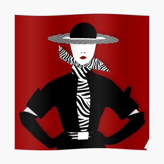Discover Cool Girl Premium Matte Vertical Poster