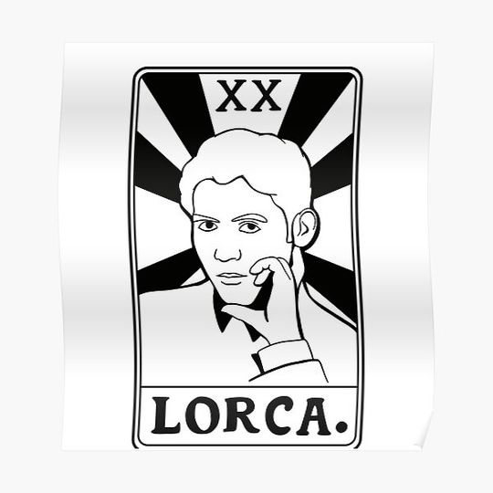 Discover Federico Garcia Lorca (2) - Spanish Poet - Poetry Teacher Novelist Writer Author Literature Read Premium Matte Vertical Poster