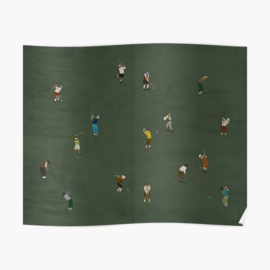 Discover Style Elisabeth Dunker GOLFERS POSTER Premium Matte Vertical Poster