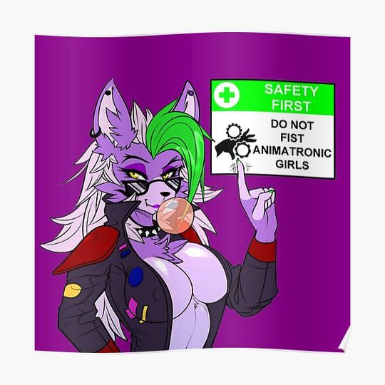 Discover Roxanne FNAF Security Breach Premium Matte Vertical Poster