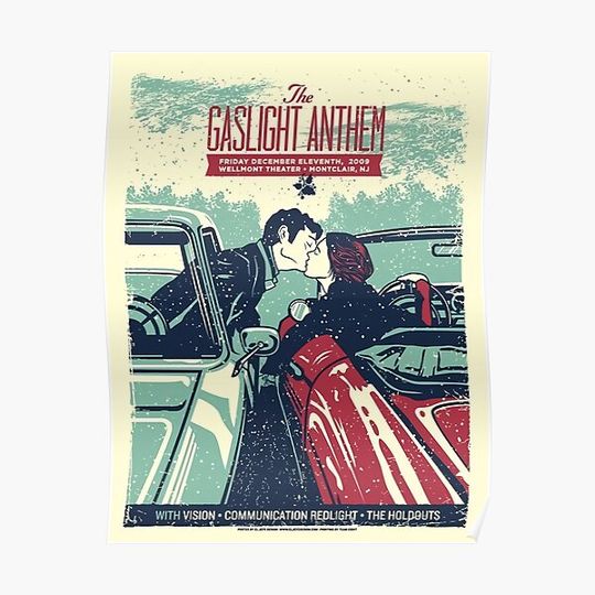 Discover The Gaslight Anthem Love Blossom Premium Matte Vertical Poster