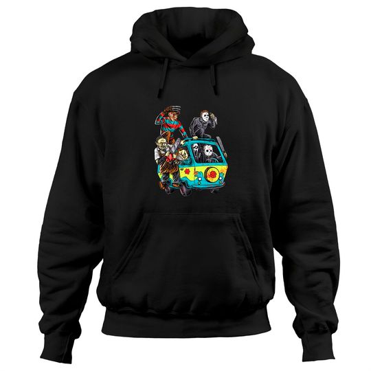 Discover Horror Movie Mystery Machine Halloween Hoodies