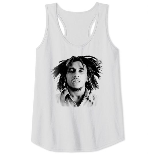 Discover Bob Marley Tank Tops Unisex Adult Gray Tank Tops