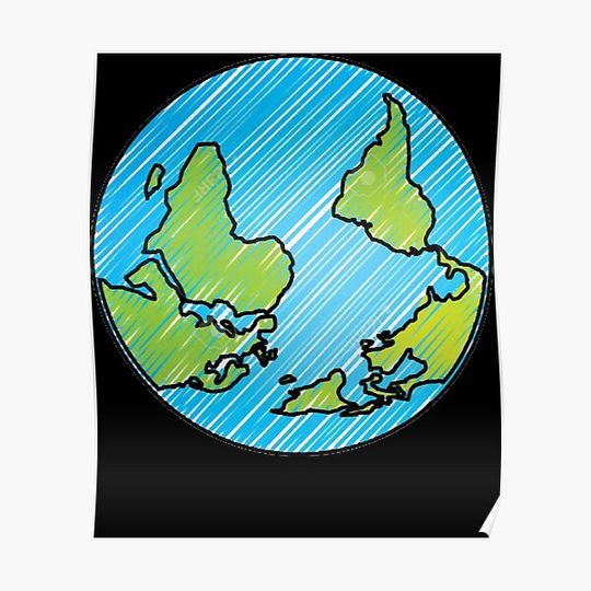 Discover Awesome Since Upside Down Map A Girl Who Loves Surely Not Everybody Premium Matte Vertical Poster