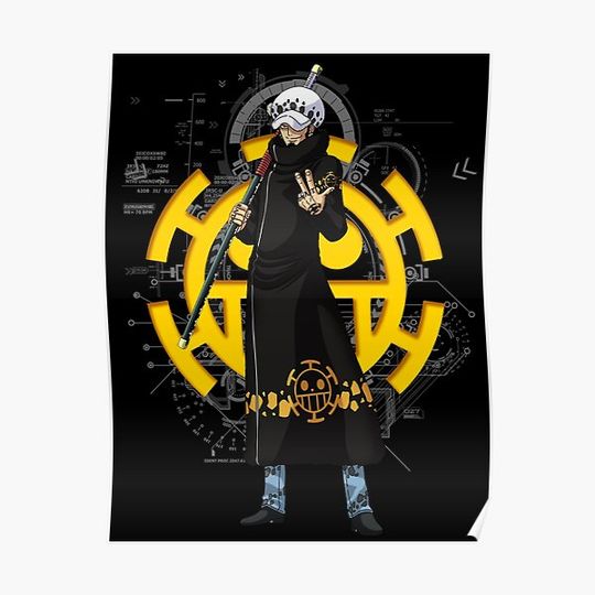 Discover Trafalgar Law Premium Matte Vertical Poster
