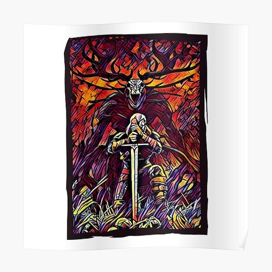 Discover Be Fierce Be Fearless II - Fantasy Premium Matte Vertical Poster