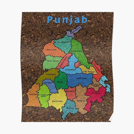 Discover Punjab Premium Matte Vertical Poster