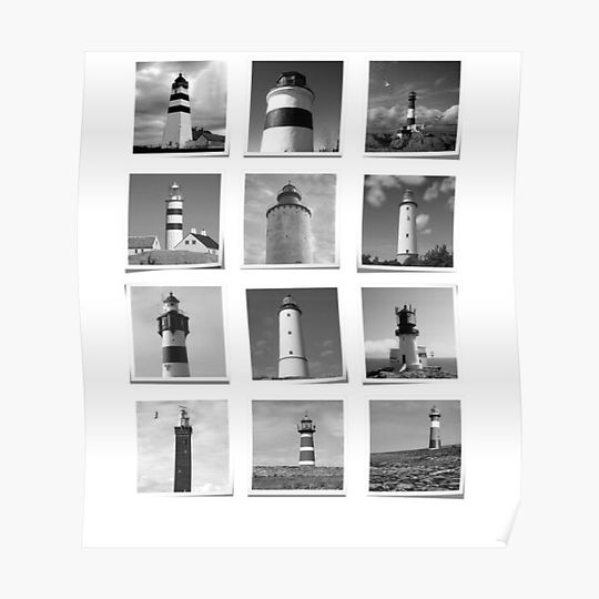 Discover Lighthouses Part II. Premium Matte Vertical Poster