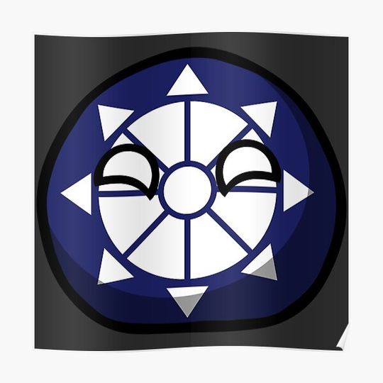 Discover Imperialism Polcompball ( Political Compass Ball ) Premium Matte Vertical Poster