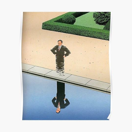 Discover Guy billout Premium Matte Vertical Poster