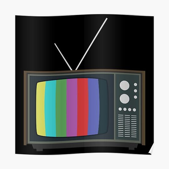 Discover Old TV Premium Matte Vertical Poster