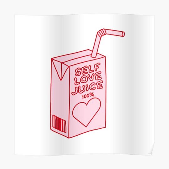 Discover self love juice Premium Matte Vertical Poster