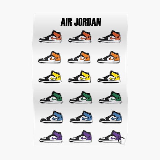 Discover poster jordan Premium Matte Vertical Poster