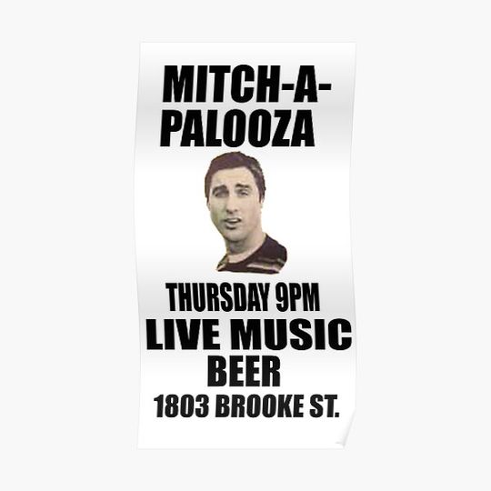 Discover Mitch A Palooza Premium Matte Vertical Poster