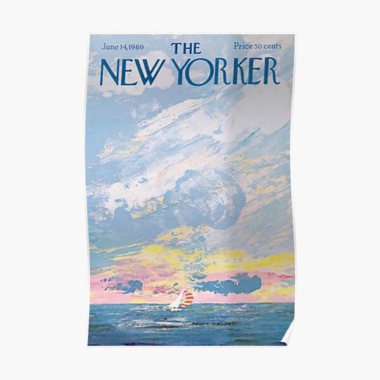 Discover The New Yorker Magazine Cover Poster Premium Matte Vertical Poster
