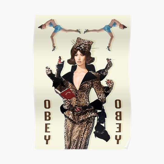 Discover Nadia Lee Cohen x Bella Hadid Design Premium Matte Vertical Poster