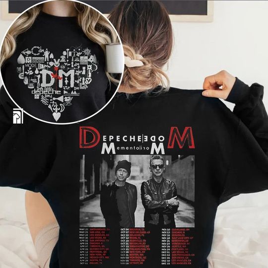 Discover Depeche Mode Memento Mori World Tour T-Shirt, Depeche Mode Tour 2023 Shirt, Music World Tour 2023 Shirt